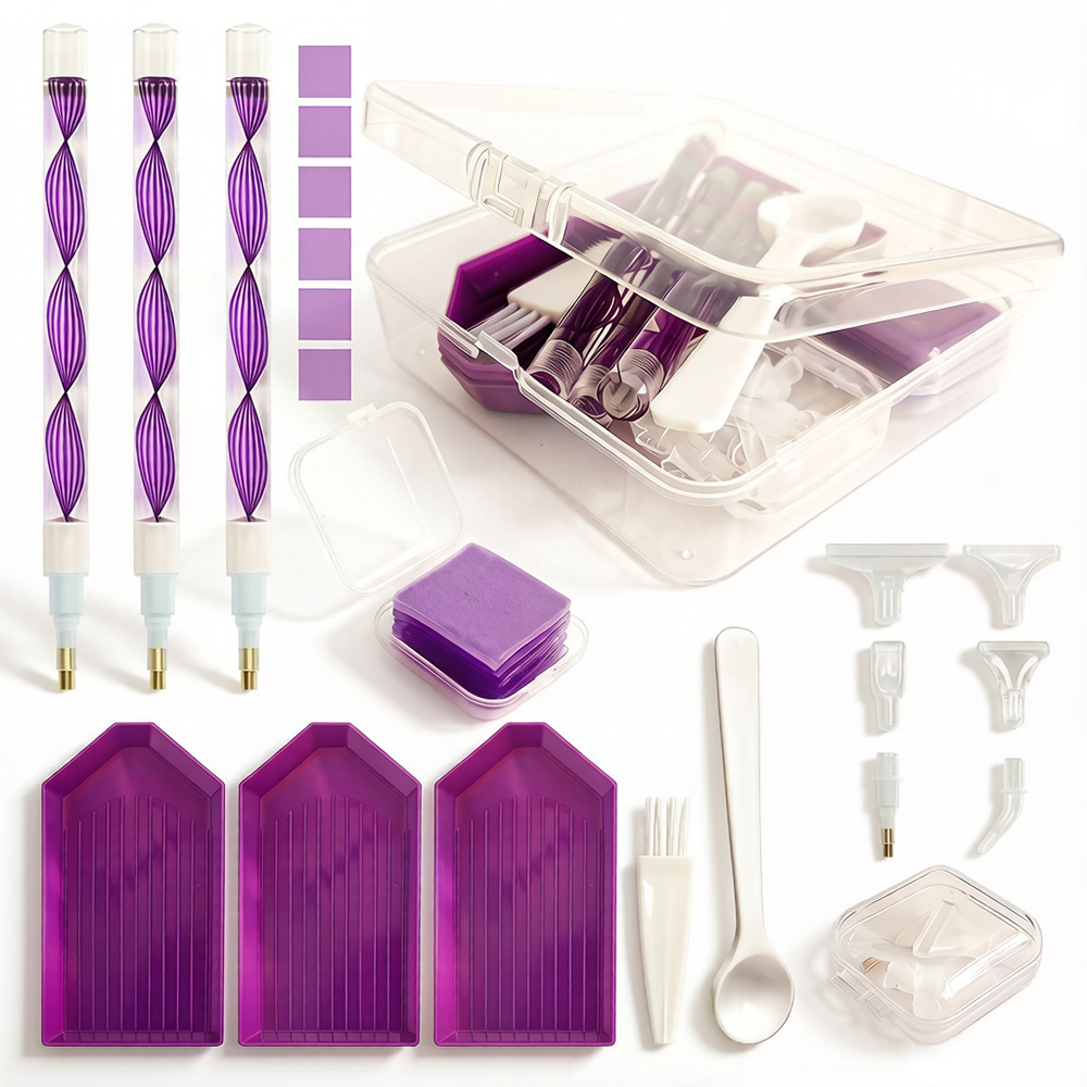 Craft Embellishment Storage - Kit di Strumenti per Diamond Painting
