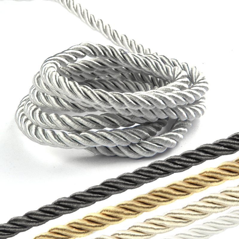 Cord Trim Twisted - 5YD/Lotto 8 millimetri Intrecciato Trim Cavo