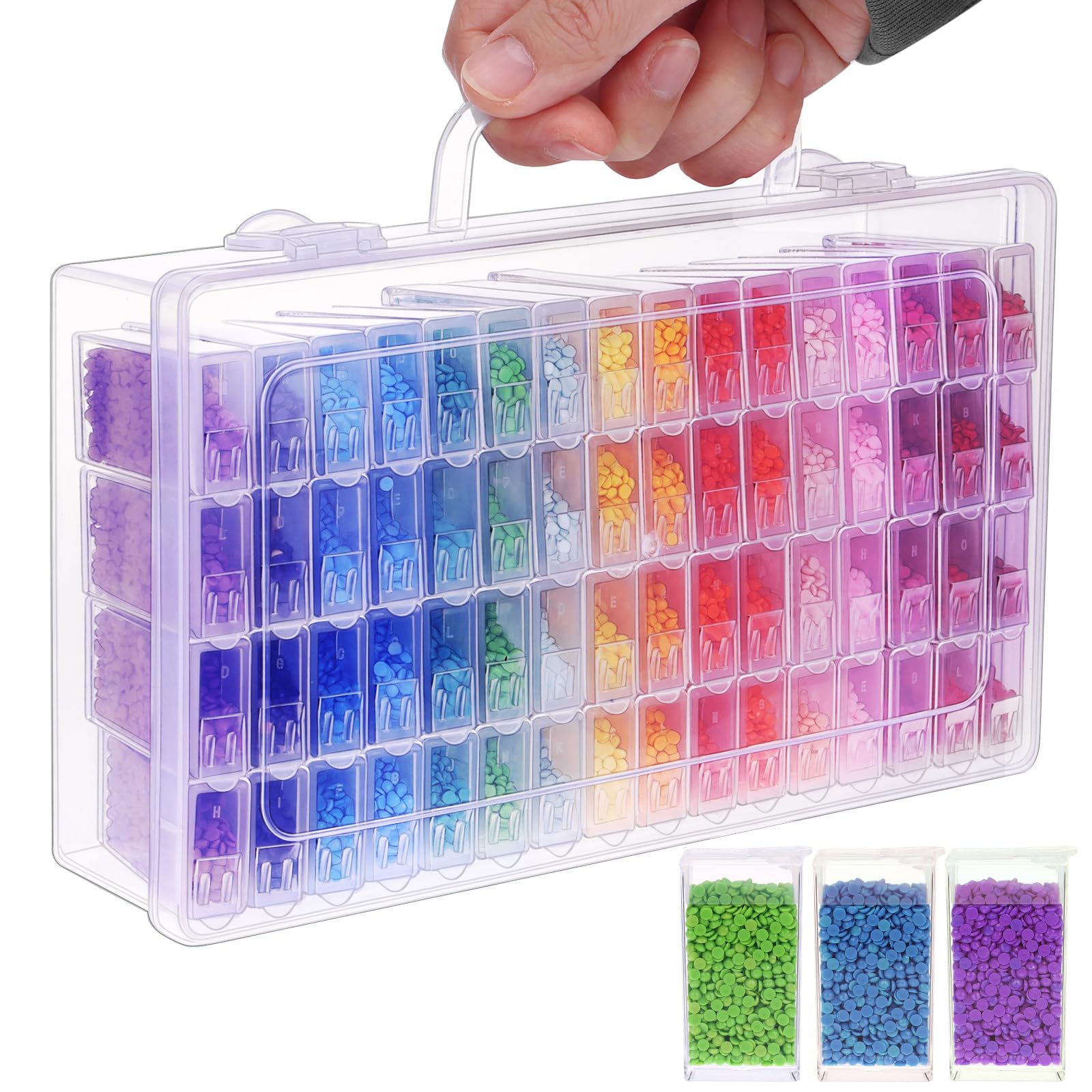 Craft Embellishment Storage - Scatola portaoggetti per Diamond Painting da