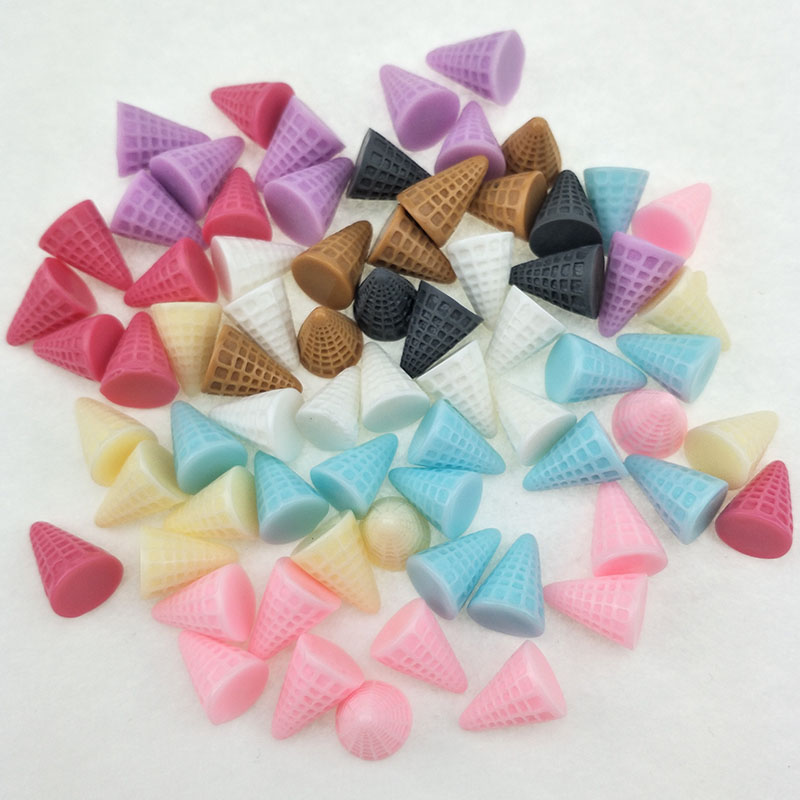 Embellishment Glue Craft - 40 pz/lotto 1.5*2cm resina gelato artigianato