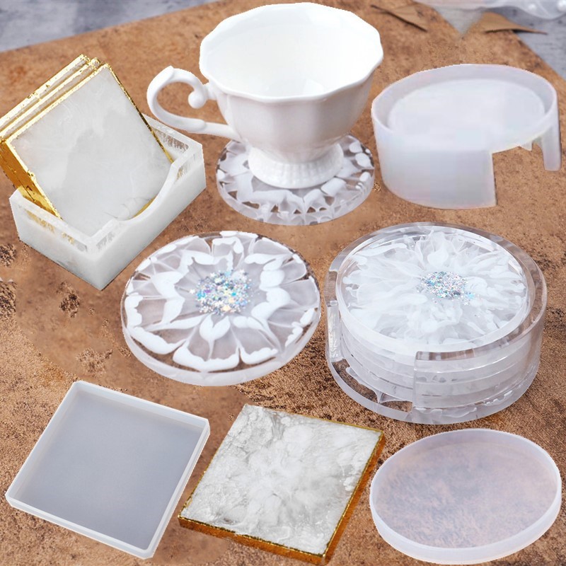 Craft Embellishment Storage - Stampo in silicone SNASAN per sottobicchieri