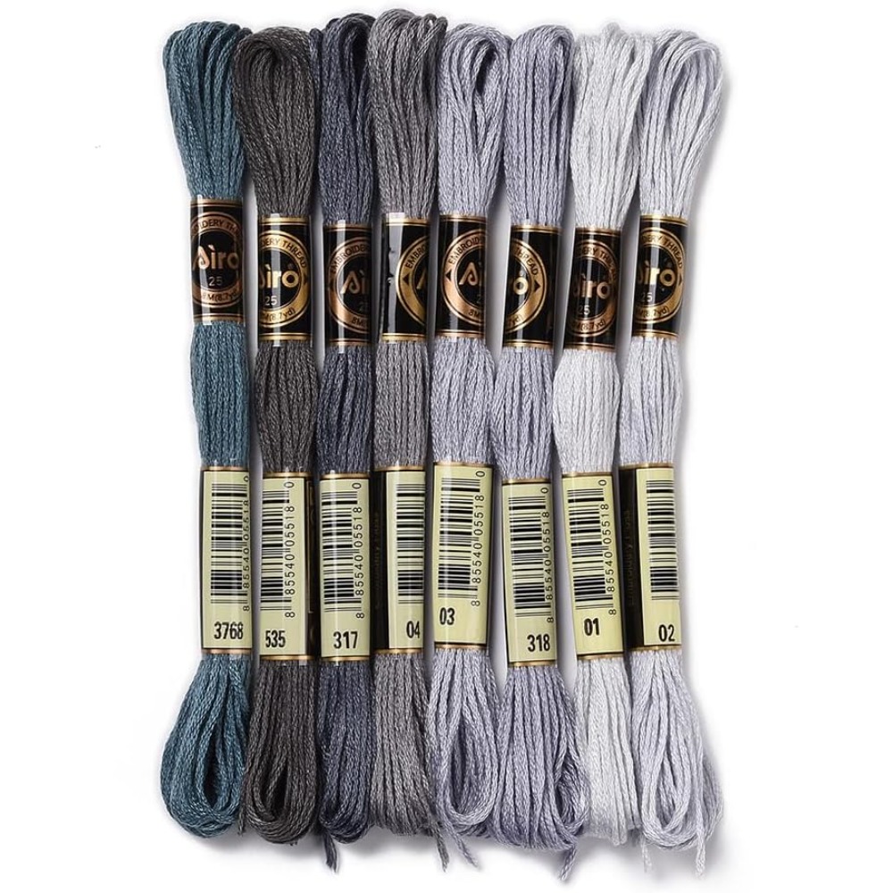 Embroidery Embellishments - 8 ovini 70 metri Braccialetti dell'amicizia
