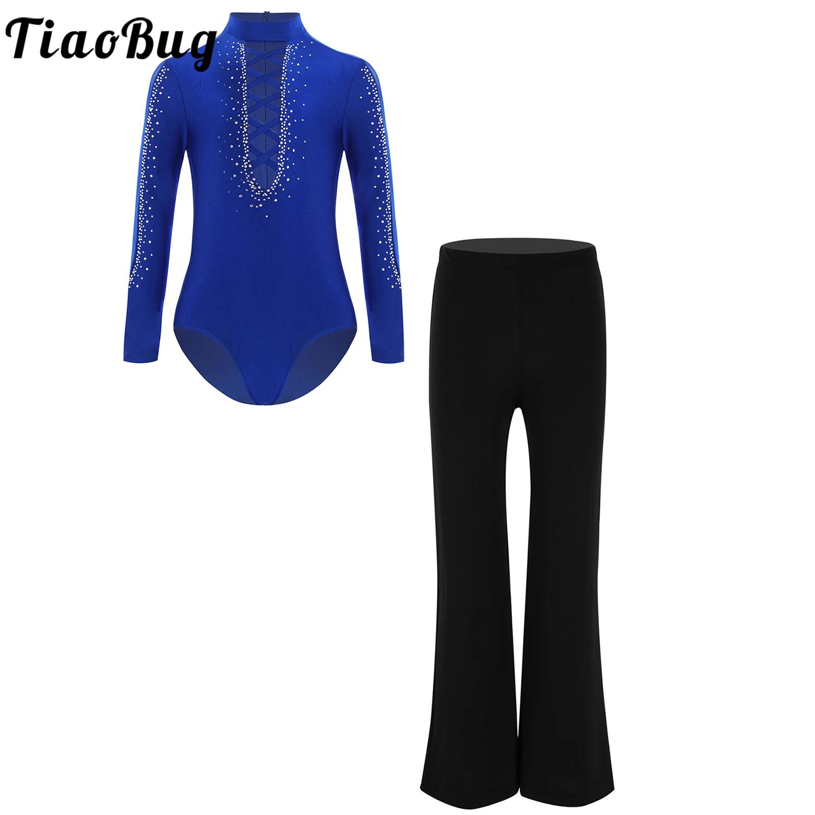 Rhinestone Banding Trim - Tuta da ballo latino per bambini