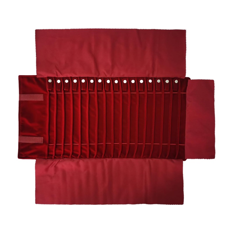 Velvet Ribbon Roll - Organizer per Gioielli da Viaggio, Custodia