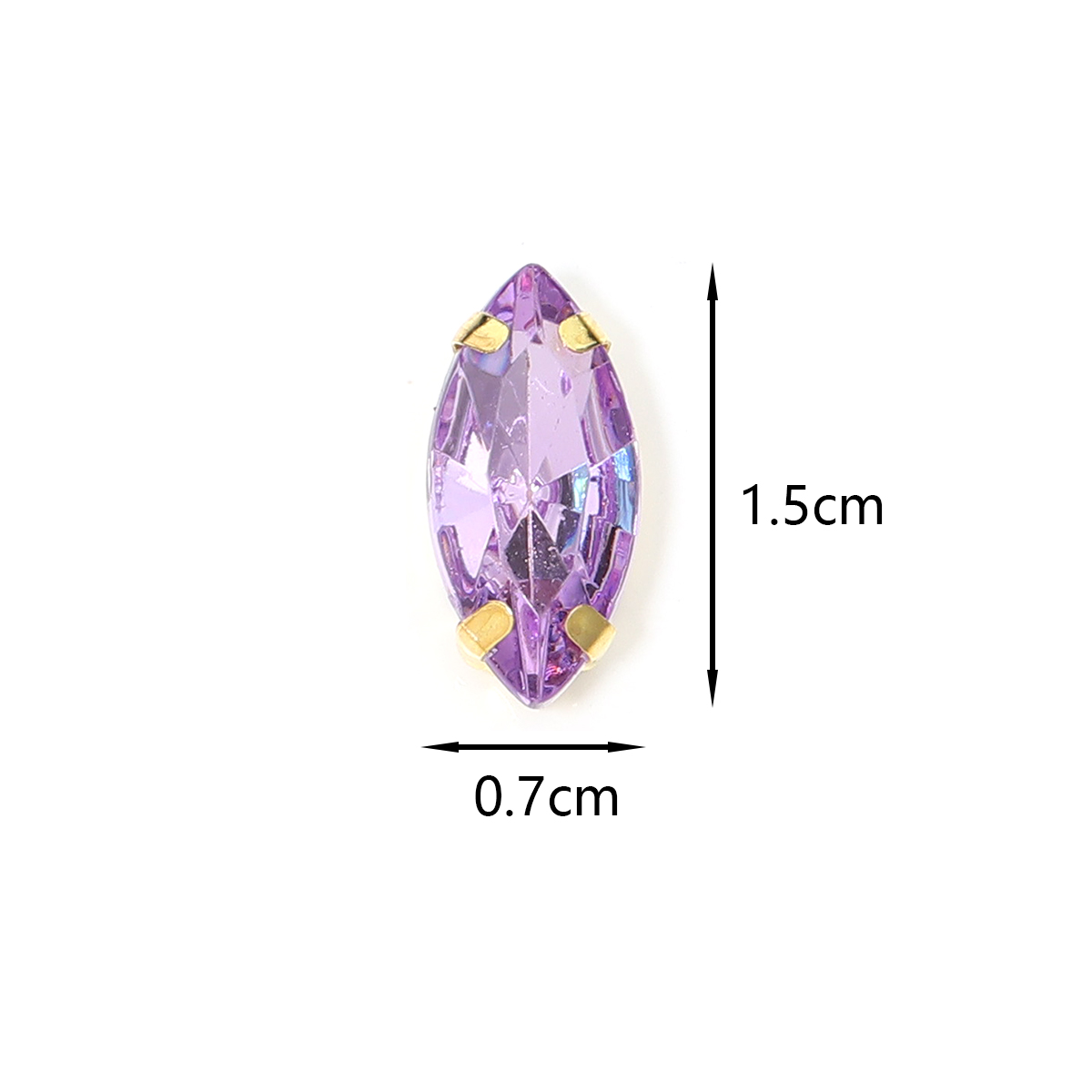 50 pezzi di strass per artigli - Sew On Rhinestone recensione e prezzo