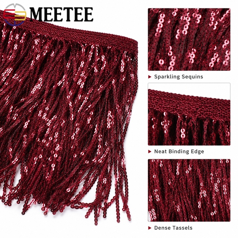 Nastro con Frange di Paillette - Fringe Ribbon Sewing recensione e prezzo