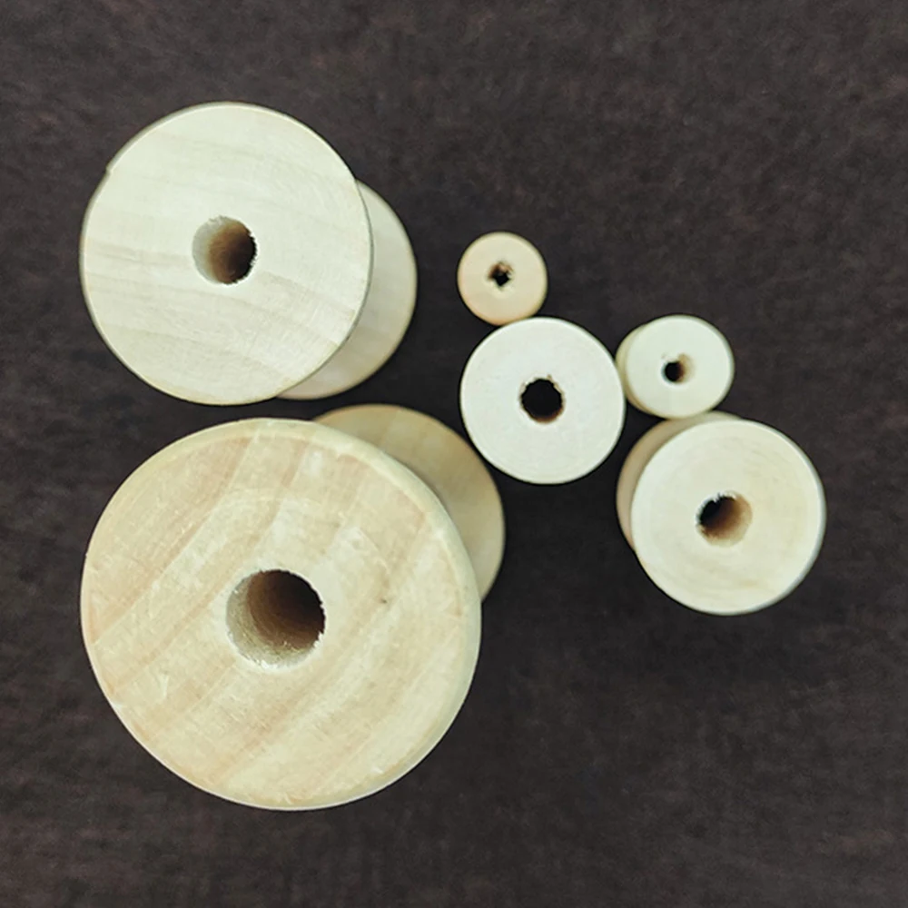 10/5Pcs Mini bobine di legno b - Organza Ribbon Spool recensione e prezzo