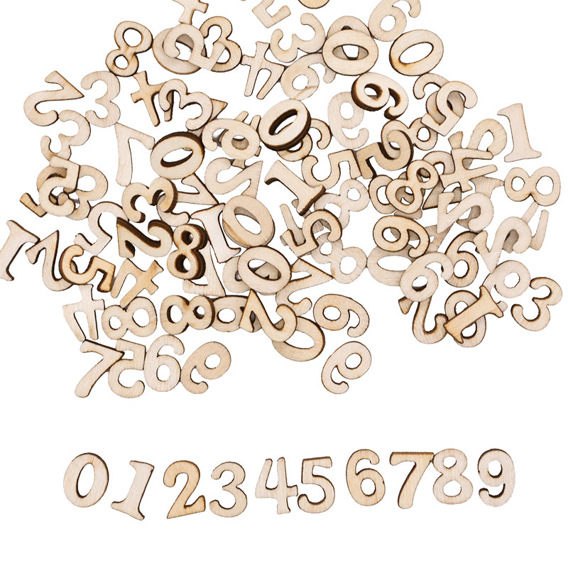 100 pz lettere alfabeto in leg - Craft Embellishment recensione e prezzo