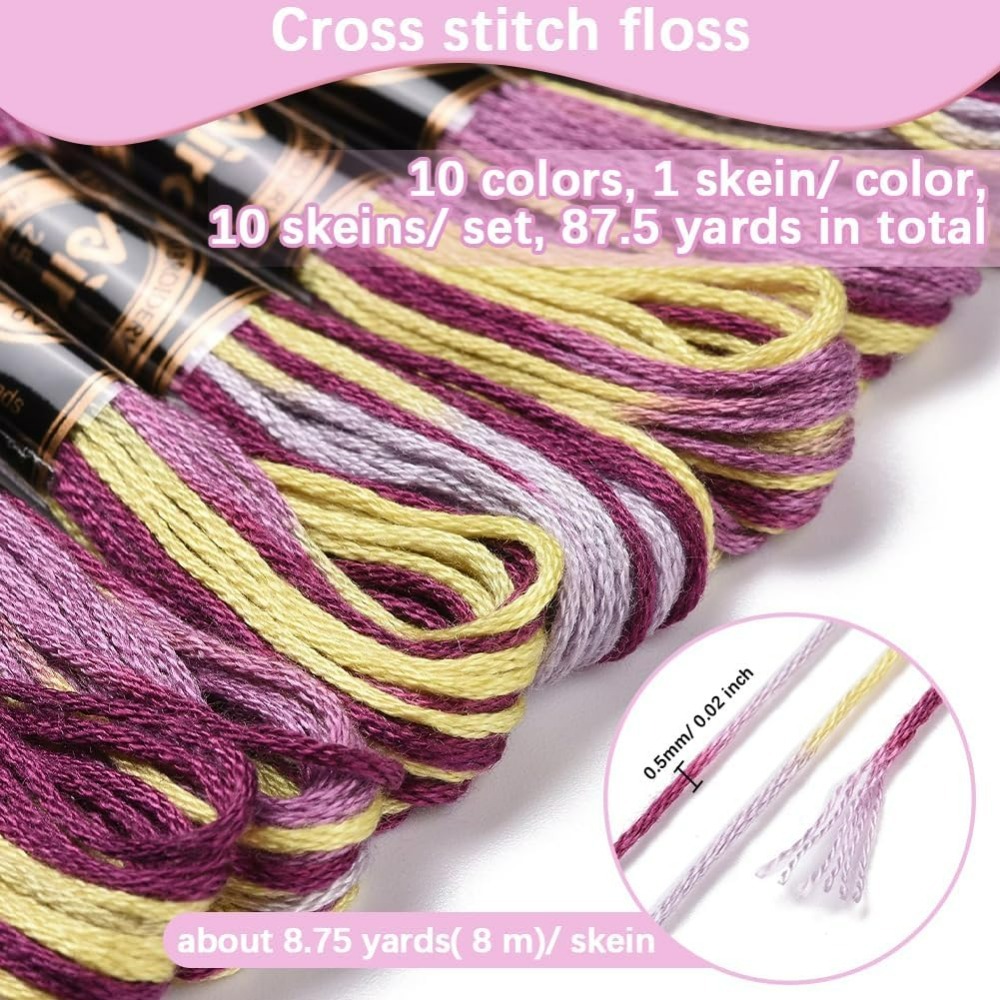 6 fili viola filo da ricamo va - Embroidery Embellishments recensione e prezzo