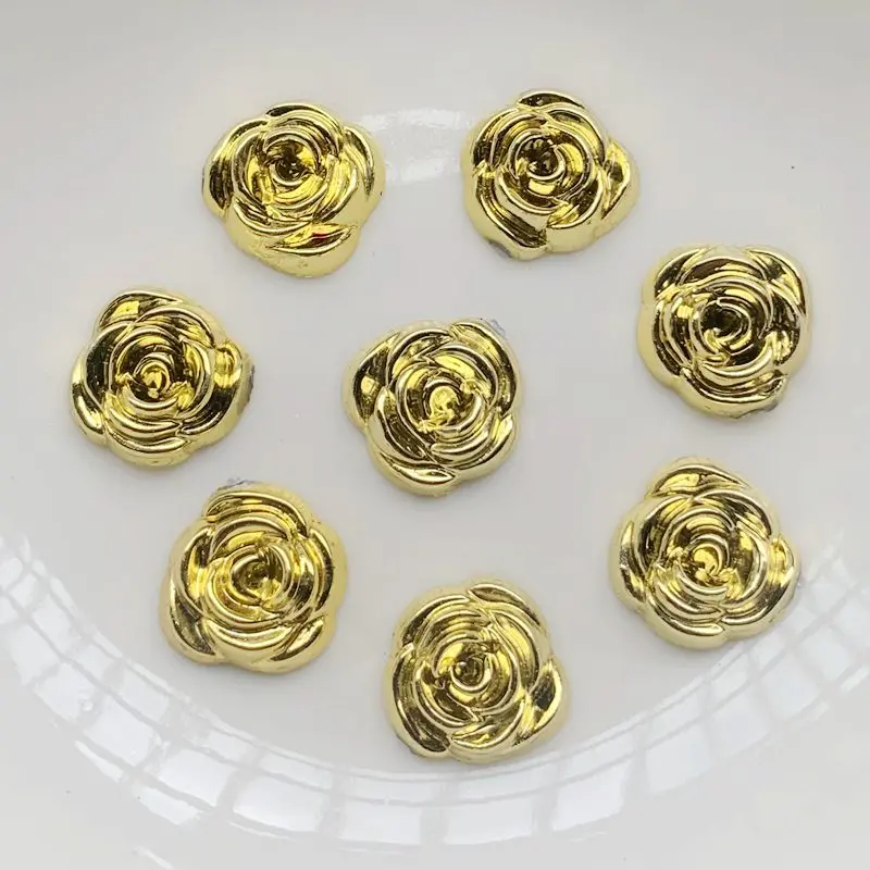 40 pz 14mm Oro Rosa Fiori Cabo - Embellishment Glue Craft recensione e prezzo