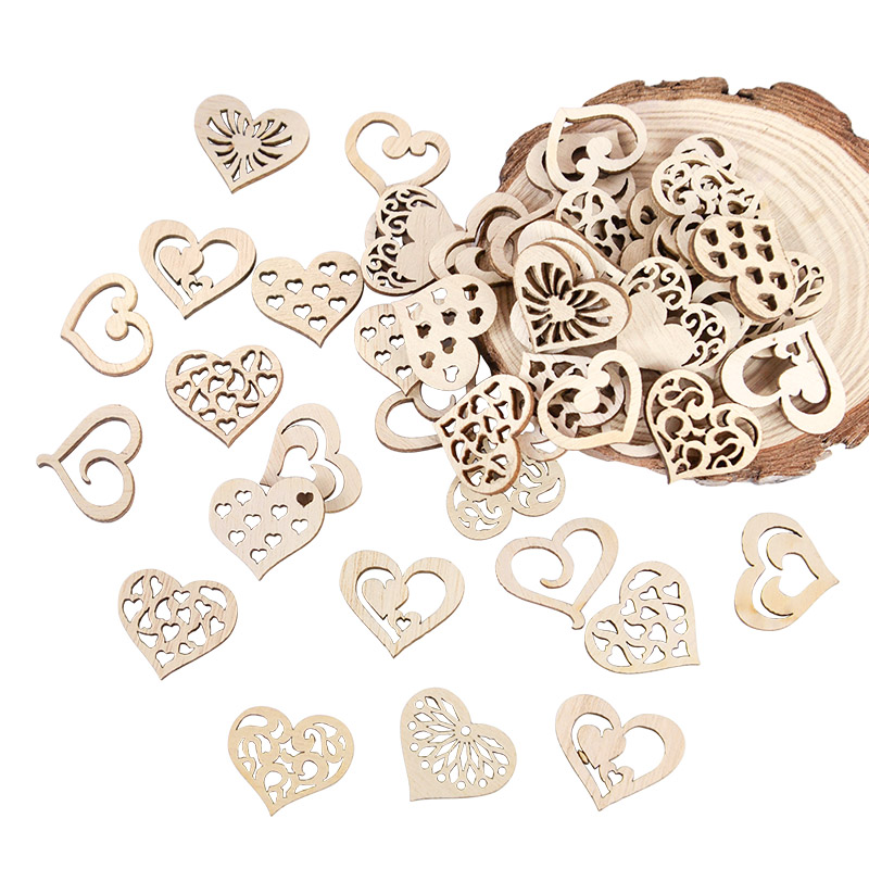 50/100 pz Modello di Cuore Sca - Craft Embellishment recensione e prezzo