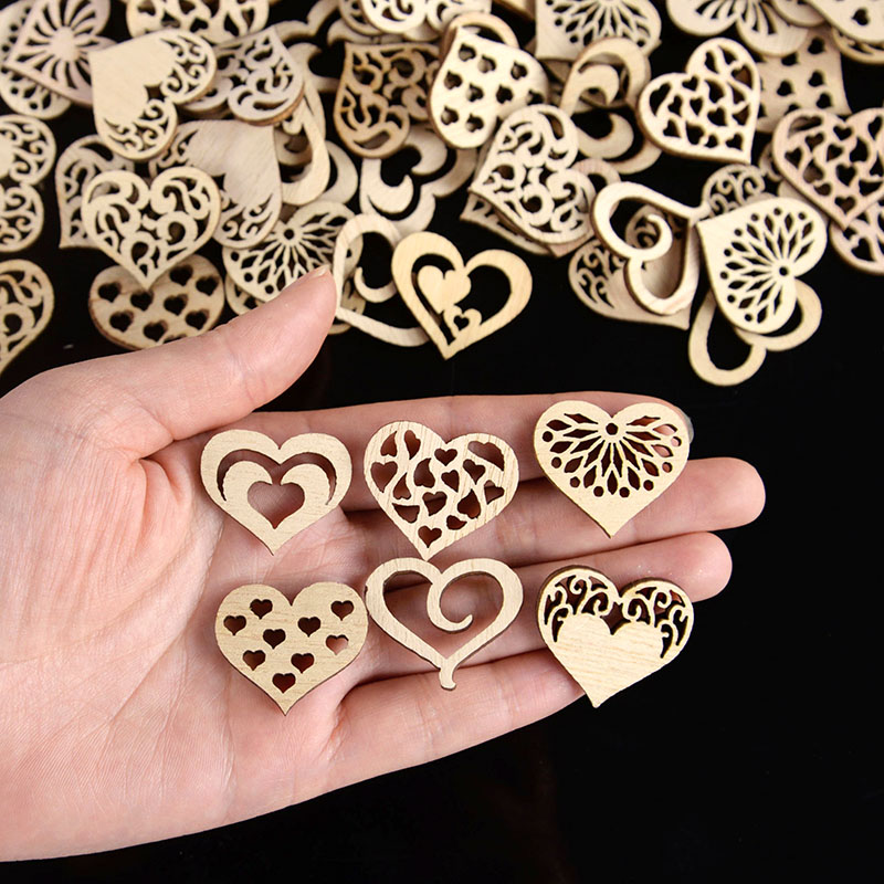 50/100 pz Modello di Cuore Sca - Craft Embellishment recensione e prezzo