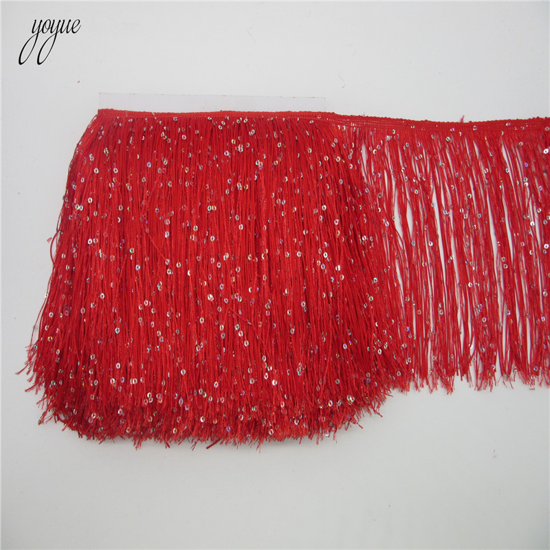 YOYUE 1Yard 20CM Lungo Poliest - Beaded Trim Fringe recensione e prezzo