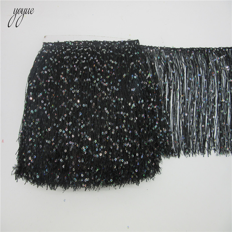 YOYUE 1Yard 20CM Lungo Poliest - Beaded Trim Fringe recensione e prezzo