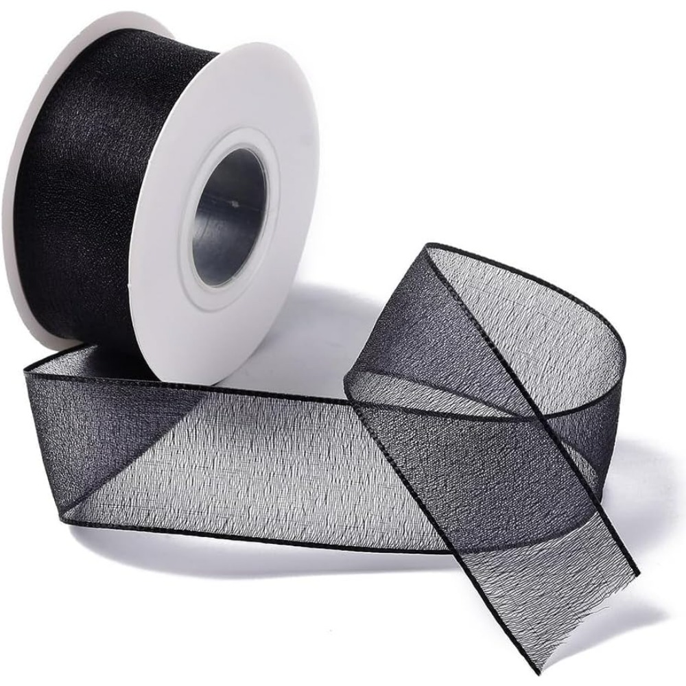 Nastro di organza nero da 1 po - Organza Ribbon Spool recensione e prezzo