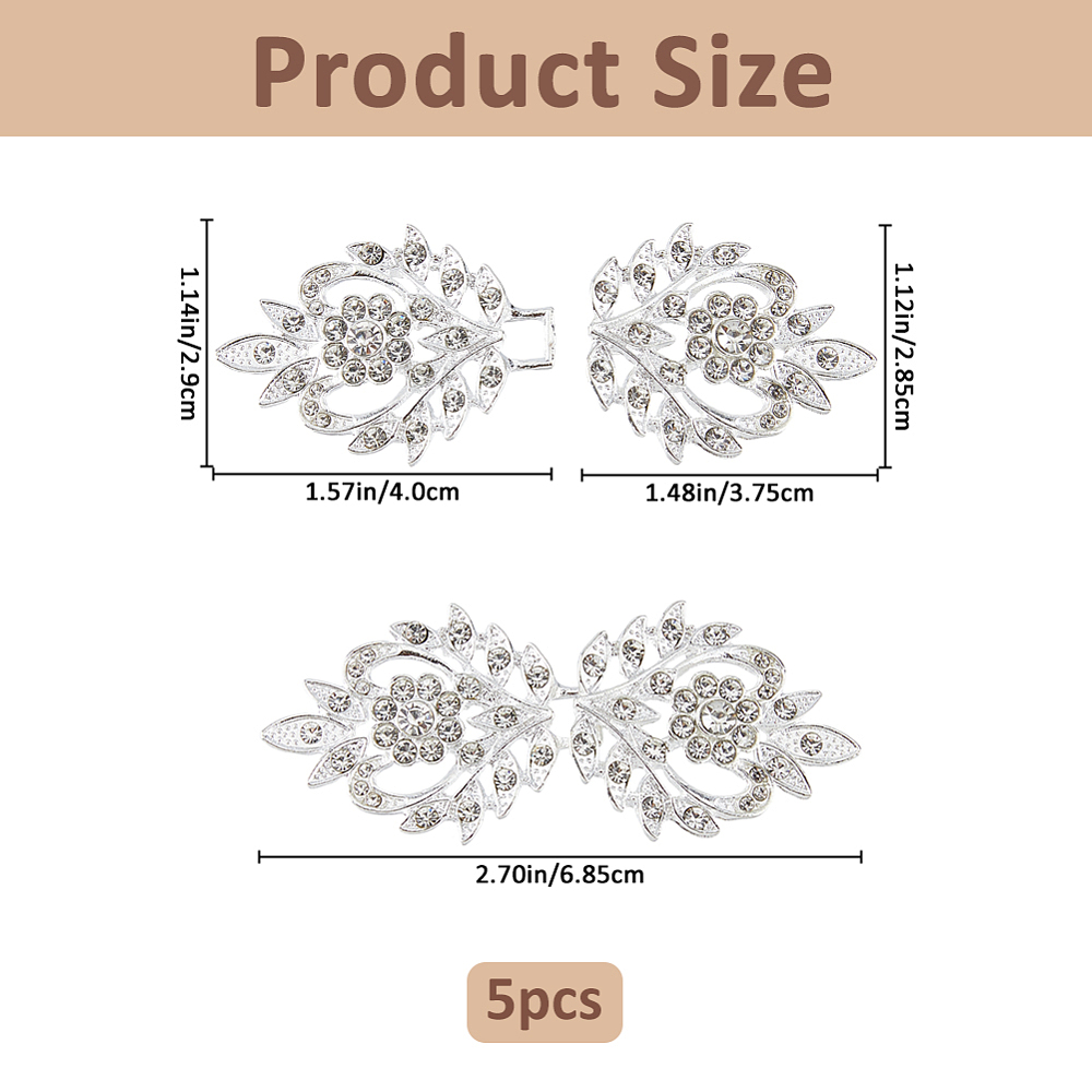 5 Paia di Fermagli per Mantell - Sew On Rhinestone recensione e prezzo