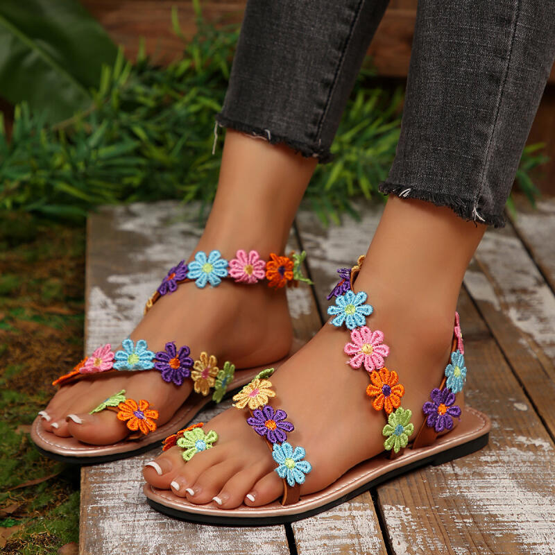 Sandali Donna Bohemien con Ric - Embroidery Embellishments recensione e prezzo