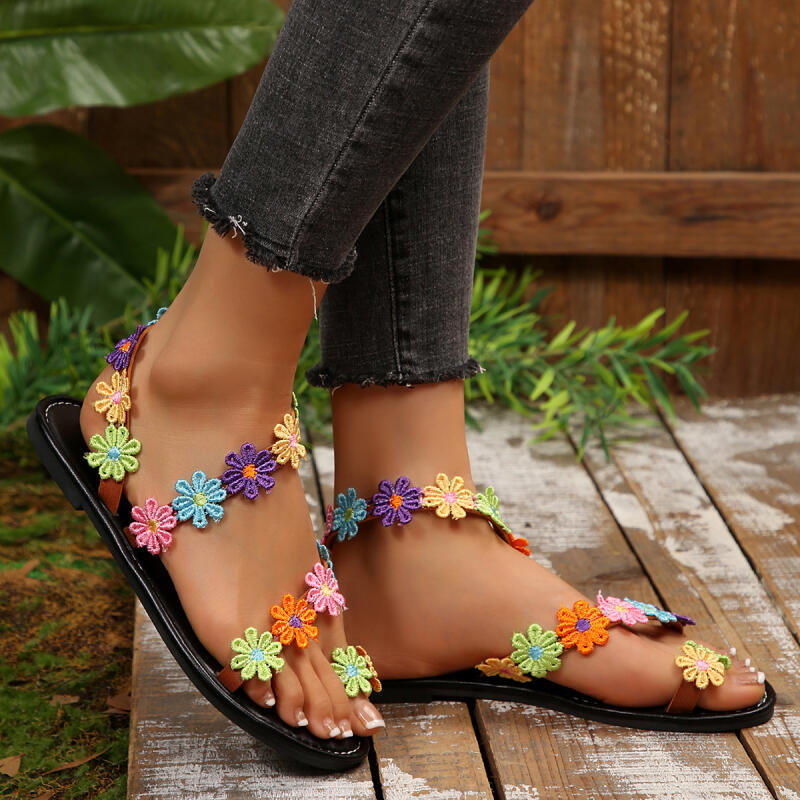 Sandali Donna Bohemien con Ric - Embroidery Embellishments recensione e prezzo