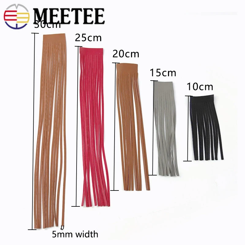 1 Metro Meetee 10-30cmX5mm PU  - Fringe Ribbon Sewing recensione e prezzo