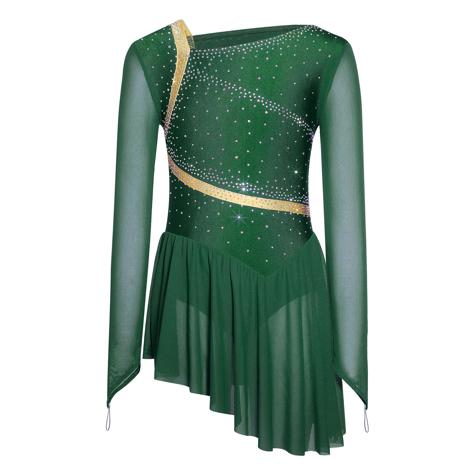 Vestito da Danza Contemporanea - Rhinestone Banding Trim recensione e prezzo