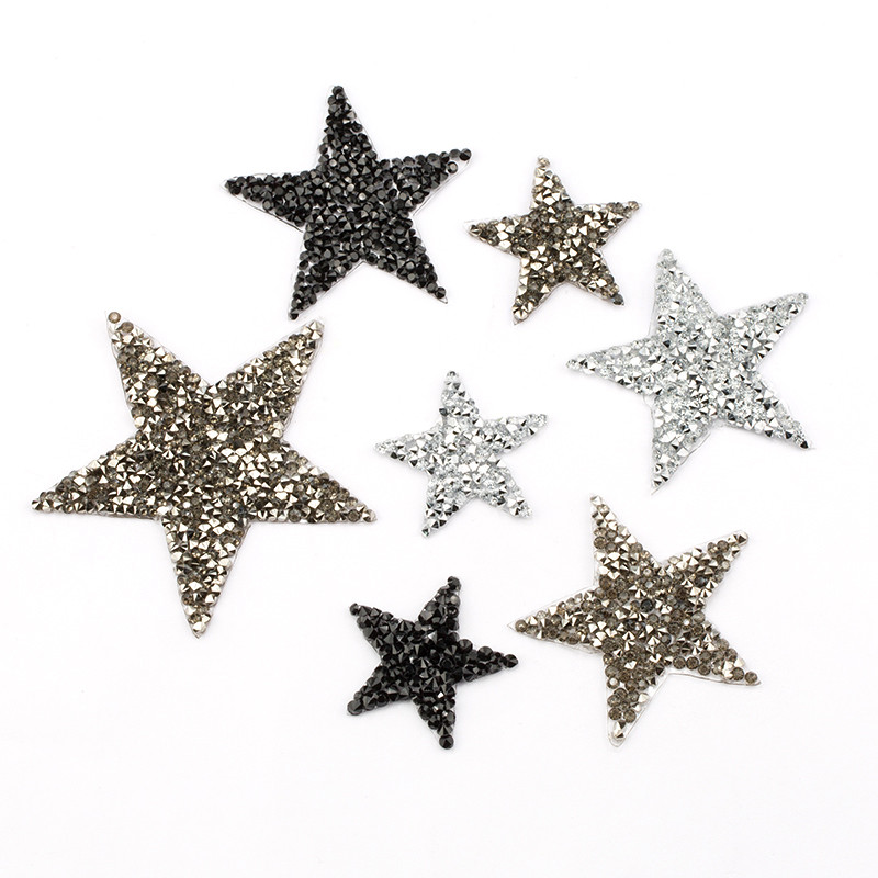 4/6/8cm Hotfix Jet Ematite Sta - Hotfix Rhinestone Sheet recensione e prezzo